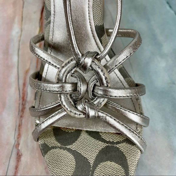 EUC Coach Joslin Wedge Sandal NICE!! - Picture 14 of 16